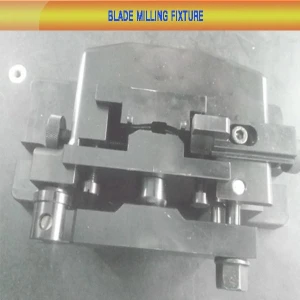 Aeroengine Blade milling fixture for airplane mold making