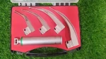 fiber optic reusable laryngoscope set blade size 1-4 with handle and box
