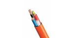 6mm Orange Circular Cable 4 Core+ Earth 0.6-1kv 26