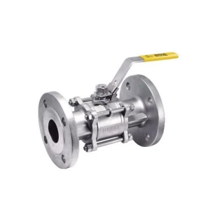 GKV-237L Ball Valve, 3 Piece, Flanged Connection, Full Port, With Lever Handle