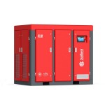 SOLLANT 55KW 75HP Screw Air Compressor Direct Driven Diesel Lubricating Scroll Type Air Compressor