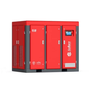 SOLLANT 55KW 75HP Screw Air Compressor Direct Driven Diesel Lubricating Scroll Type Air Compressor
