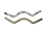 0.8*5*90 mm 1060 Aluminum Factory Direct Sale Aluminum Strip W shape Nose bridge Clips For FaceMask
