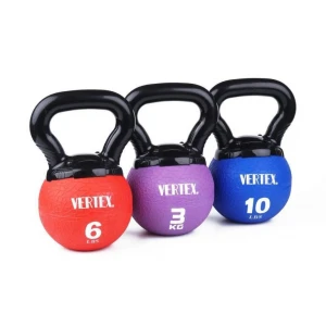 Rubber kettlebell Medicine Ball Mini / with PP handle