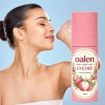 Oalen Lychee Hair And Body Mist Long Lasting Lychee Fragrance Refreshing Scent Spray 150ml