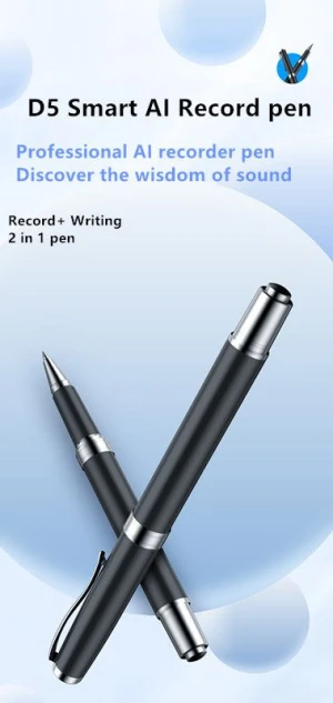 Voice recorder pen writable with Mp3 function