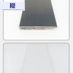 Self-Lubricating PVC Plastic Profile Skirting Boards for Decorating Apartments Houses Rubber Strip Molded PVC Upvc Flex