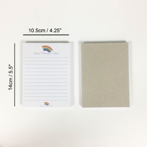 Non-sticker Notepad
