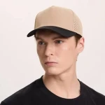 Custom Black Perforated Sports Baseball Cap | Breathable Performance Snapback Hat