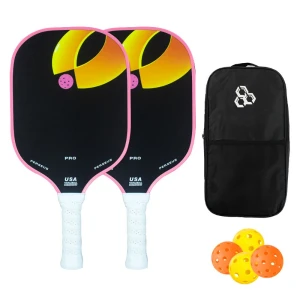 Wholesale factory price glass fiber pickleball paddle set team sports for training/competition