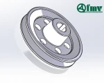1 Groove section A pulley Ext. Dia. 118 mm Hole 19 mm Keyway 6 mm V-belt pulleys