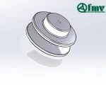 1 Groove section SPA pulley Ext. Dia. 57 mm without Hole Length 30 mm V-belt pulleys