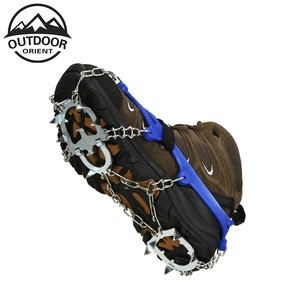 1 Pair High Quality Outdoor Camping Climbing Fourteen Teeth Bundled Snow Ice Crampons