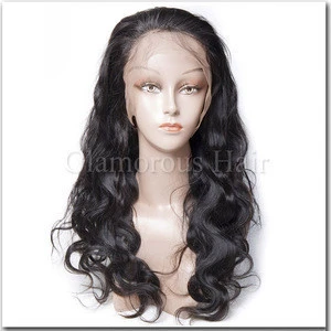 100% brazilian human hair lace front wig,natural virgin remy front lace wig human hair,body wave lace front wig with baby hair