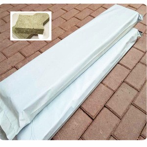 100x20x7cm wrapped basalt Hydroponic rockwool slab for tomato growing