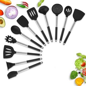 11 piece set stainless steel kitchen utensil set cooking tools