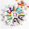 12 color 12 ml tube premium quality professional Acrylic Paint Set on Canvas, Wood, Glass (trade assurance)