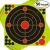 Import 12 inches layered fluorescent color splash hit the target The hunting rifle target fluorescence Shooting paper target shooting from China