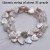 Import 12*12mm heart baroque natural freshwater pearl loose beads in strand necklace from China