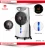 Import 12&#39; Rechargeable mist and standing fan home with led light air cooling fan from China