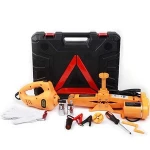 12V 3 Tons Car Electric Jacks Tire Replacing Tool Hydraulic Floor Jack Set Impact Wrench Tool Auto Lifting Repair Tools Kit