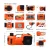 Import 12V DC 5.0T Electric Hydraulic Floor Jack and Tire Inflator Pump and LED Flashlight 3 in 1 Set with Electric Impact Wrench from China