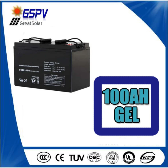 12V100ah Lead-Acid Gel Solar Battery