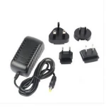 12W-24W Interchangeable EU US UK AU Plugs AC DC Power Adapter For LED Displays