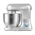 Import 1400W 7/8L SS304 Bowl kitchen appliances Food Mixers stand mixer from China