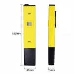 150MM Pocket Pen Type Water PH Meter Digital Tester 0.0-14.0 PH for Aquarium Pool Water Laboratory
