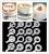 Import 16pcs Plastic Coffee Stencils DIY Mold Tools Various Patterns Art Template Coffee &amp; Tea Tools White Color Eco-friendly Stocked from China
