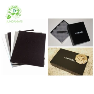 1.8mm High Quality Black Paperboard and Black Wrapping Paper Pulp Packaging Black Chipboard Paper