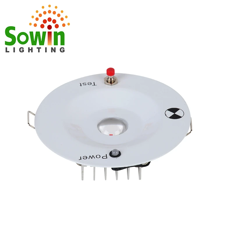 1W/3W 2hours 3hours high wattage LED spitfire  Emergency lamp  recessed emergency downlight