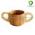 Import 2 handles bamboo baby drinking cup with logo engraving from China