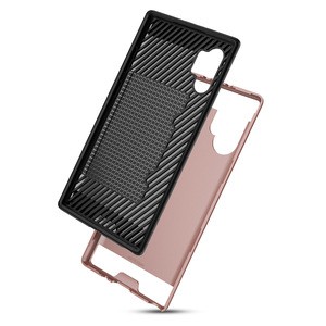 2 in 1 case for note 10 plus drop proof back cover case for samsung note 10 plus cell phone case with card holder