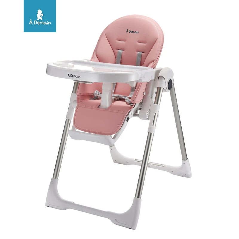 2 in 1 Luxury Baby Nursery Feeding High Chair Lightweight Foldable Baby Travel Chair