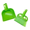 2 Pack Mini Broom and Dustpan Cleaning 2 Sizes Tool for Desk Car and Animal Waste