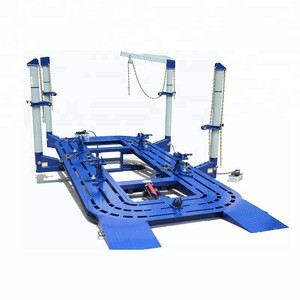 20 FEET HEAVY DUTY AUTO BODY FRAME MACHINE WITH TOOLS AND TROLLEY