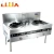 Import 201 Stainless Steel Table-top 2 burner gas cooktop with air valve 180w from China