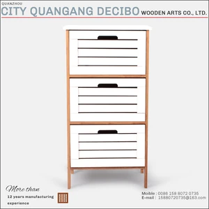 2017 good quality three tier storage cabinets bamboo home kitchen storage