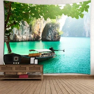 2018 factory direct wall tapestry with 3D digital printing