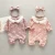 Import 2018 High Quality Hot Selling 100% Cotton Spring Autumn and Winter Cartoon  Korean Style Long Sleeve baby rompers with headband from China
