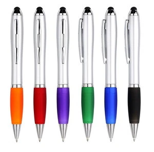 2018 high quality new design plastic branded stylus pen promotional touch pen