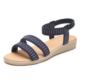 2018 Hot China Supplier High Quality flat women shoes summer sandals