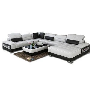 2018 Latest Moroccan Designs Living Room Furniture U Shape Sofa Set
