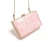 Import 2018 new design bling bling clutch bag evening, Acrylic evening bag women clutch pink heart with water inside from China