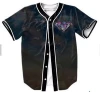 2018Customs HIgh quality Top sale team own design baseball shirts/Polyester Material mens gym baseball shirts