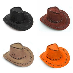 2019 Cowboy Hat Look Wild West Fancy Dress Party Men Lady Cowgirl Unisex Cap CB564
