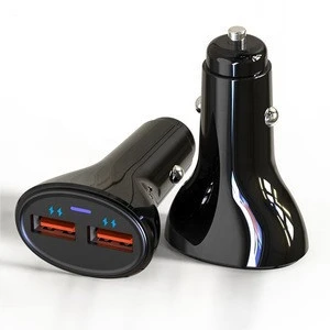 2019 new arrival car interior accessories,other mobile phone accessories, dual port 5v 2.4a usb car charger