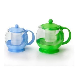 2019 Wholesale New 1250ml Glass Teapot With Wire Mesh Strainer
